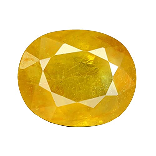 Saphir jaune Pukhraj du Sri Lanka non traité d'exception pour haute joaillerie