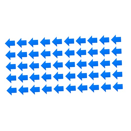 Cabilock 50 Pack Arrow Directional Sign Decals Waterproof Self-adhesive Floor Stickers for Indoor/outdoor Use