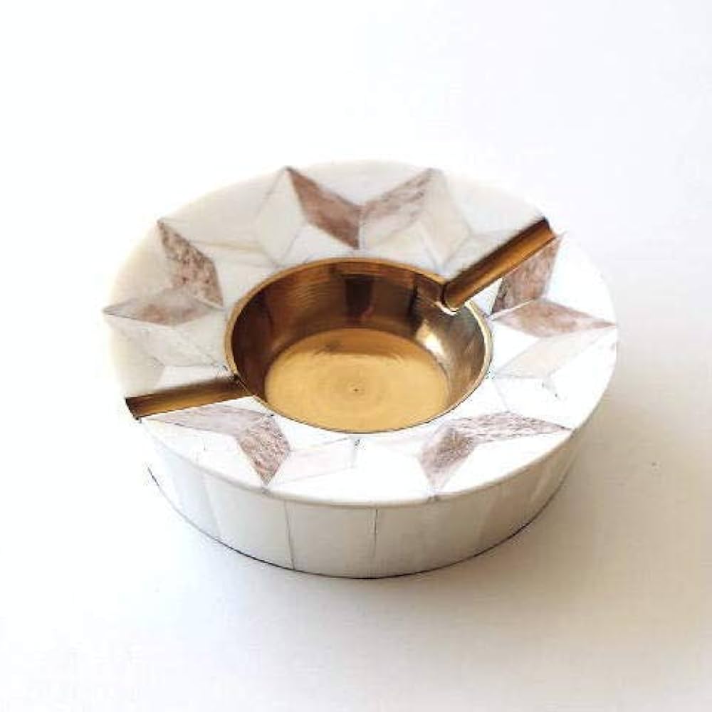 大理石灰皿 アンティーク 真鍮　アッシュトレイ 大理石灰皿 アンティーク 真鍮 アッシュトレイ