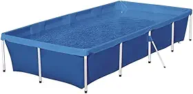 Piscina Estrutural Retangular com a Capacidade de 3000L 2,77 x 1,87 - Azul