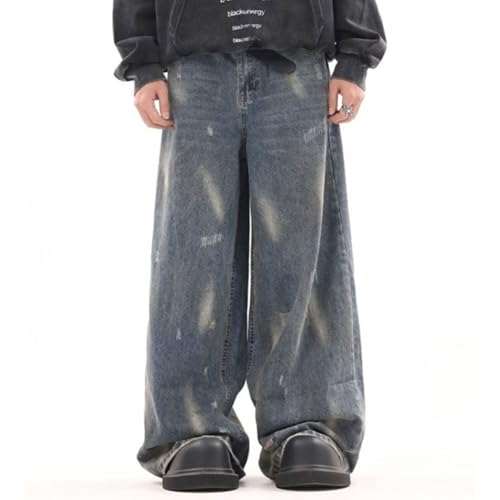 Y2k Hip Hop Pants Vintage Baggy Jeans Men Skater Streetwear Jeans Aesthetic Oversized Pants2