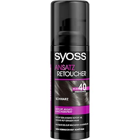 Syoss Ansatz Retoucher Kaschierspray, Schwarz Stufe 1 Cover