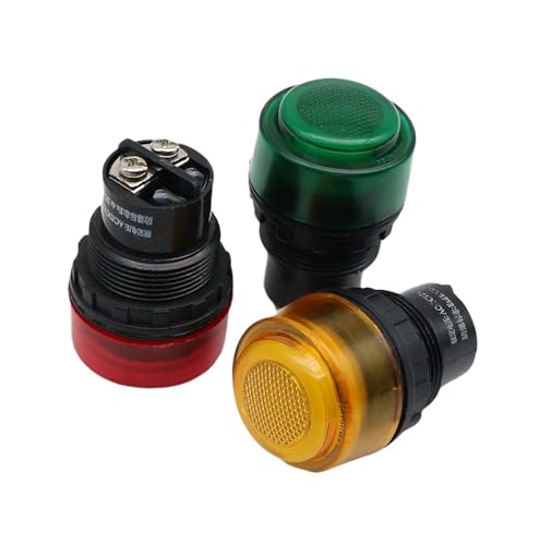 Indicateur de signal d'alimentation antidéflagrant jaune 24V basse tension robuste - 4