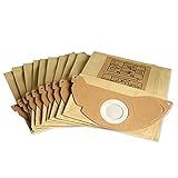 ※ 1. Paquete de 5 bolsas de filtro de papel de repuesto para el aspirador KARCHER WD2250 A2004 A2054 MV2.