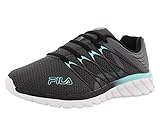 Fila Women's Memory-Shadow-Sprinter-4 Memory Foam Running Sneakers Shoes, Castlerock/Black/Arbl, 8.5