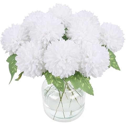 Beferr 10 Pcs Artificial Chrysanthemums Cover