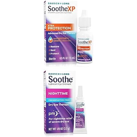 Soothe Bausch + Lomb XP Lubricant Eye Drops Lubricant Eye Ointment by Bausch & Lomb for Dry Eye Relief Cover