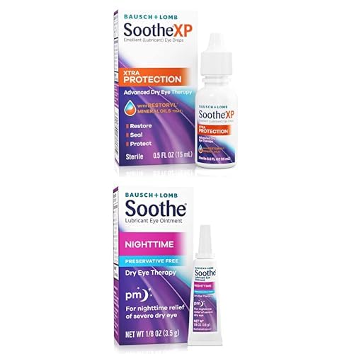 Soothe Bausch Lomb XP Lubricant Eye Drops Lubricant Eye Ointment by Bausch Lomb for Dry Eye Relief