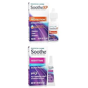 Soothe Bausch Lomb XP Lubricant Eye Drops Lubricant Eye Ointment by Bausch Lomb for Dry Eye Relief
