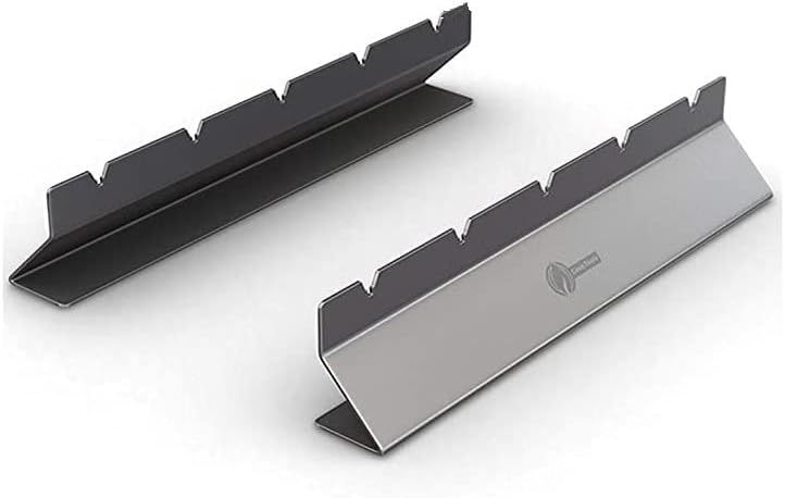 Cave Tools Kabob Rack for Grill Oven - Universal Fit BBQ Skewers Kabab Maker - Stainless Steel Wood Bamboo Metal Flat or Round - Shish Kebabs on Barbecue Made Easy Grilling Accessories Set