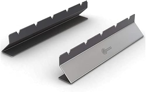 Cave Tools Kebob - Estante para brochetas Shish Kebab, construcción de acero inoxidable compatible con brochetas de madera, redondas, de metal,