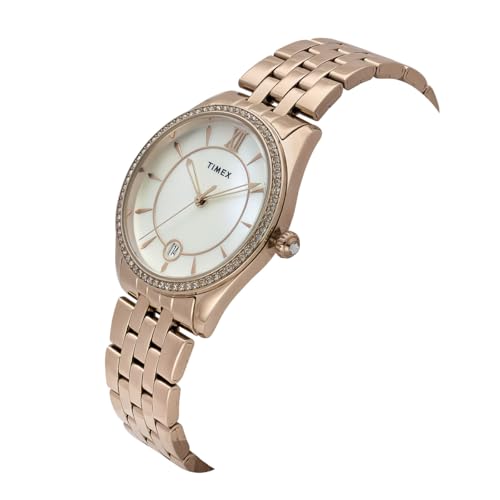Image of TIMEX Analog Watch for Woman with Round Dial & Water Resistant Women's Wrist Watches