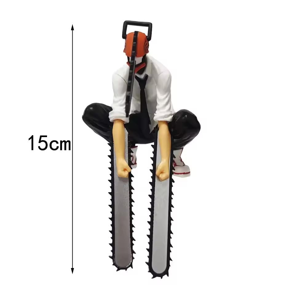 Action Figure Anime,Anime Toy, 15cm Collectible Figurine, Desktop Decoration for Anime Fans and Manga Collectors – Chainsaw Man product image