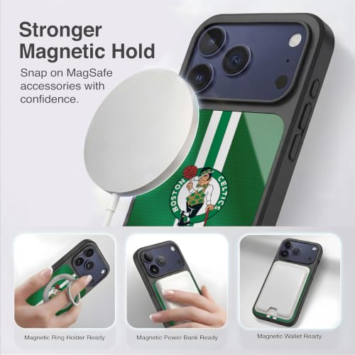 Coque iPhone 17 Pro antichoc Boston Celtics antichoc militaire - 4