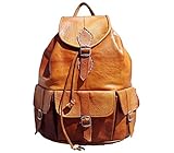 Handcrafted leather backpack Handmade Backpack Rucksack Handmade Genuine Leather Woman's Backpack...