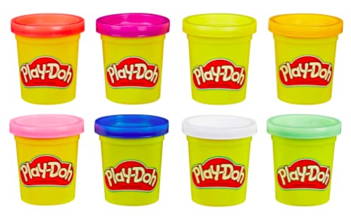 Play-Doh Regenbogen | 8er-Pack | 2–8 Packungen Regenbogen-Mischung | Geschenkset |