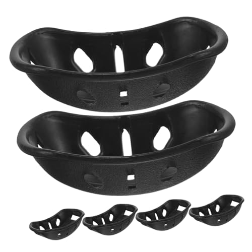 Gadpiparty 6pcs Helmet Chin Rest Protective Pad Pads Helmet Pad Hardhat Pad Wear-resistant Chin Pad Breathable Helmet Liner Chin Protection Pad Safety Helmet Liner Helmet Parts Plastic Black