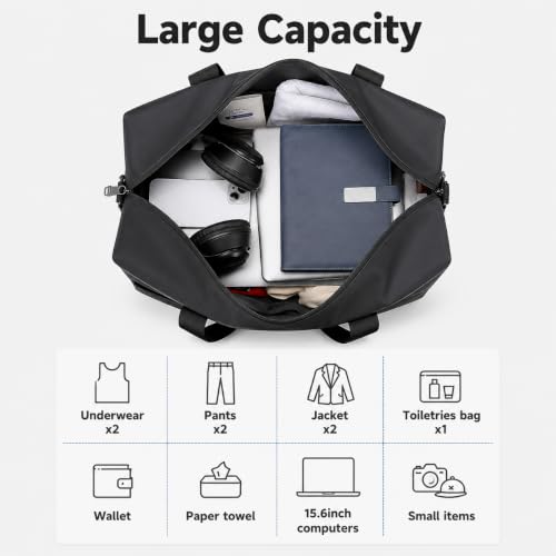 Image of CAVALO - Be Unique Premium Travel Duffle Bag for Men & Women | Water Resistant Weekender Gym Bag| Overnight Cabin Luggage Bag with Detachable Shoulder Strap