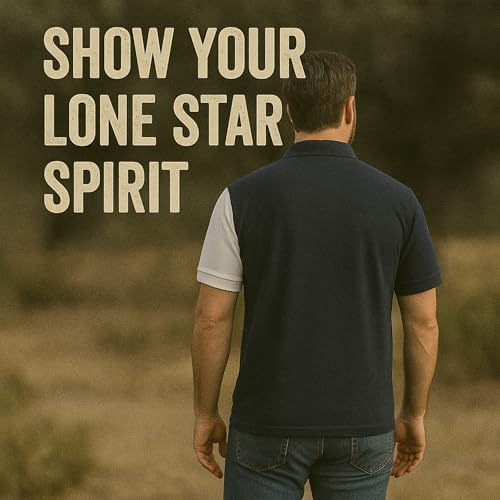 Men's Texas Flag Polo Shirt2