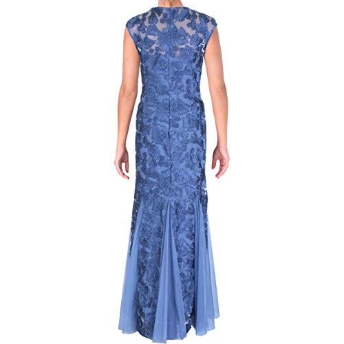 Image of Alex Evenings Women's Long Length Fit and Flare Mother of the Bride Dress with Godet Detail (Petite and Regular Sizes)