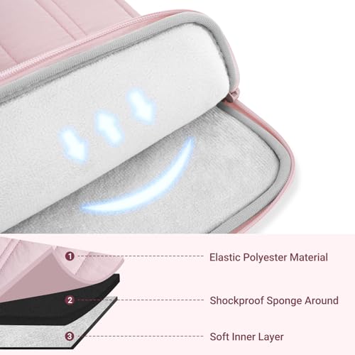 Funda para portátil MOSISO 13.3 pulgadas rosa miniatura 5
