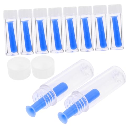 SMASOLO 10 piezas Kit Quitador Lentillas con Ventosas de Silicona y Palos para Lentes Blandos y Duros Portátil y Compacto para Lentes de Contacto Herramienta Fácil de Usar y Duradera