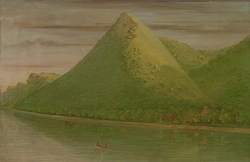 Murales en toile George Catlin vue de la tente de Pike impression art