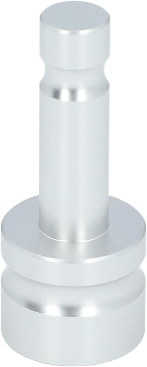 Focket Prism Adapter Aluminum Alloy, 5/8-11 Thread Survey Pole Adapter with Compact Design for GPS RTK Total Station Base Centering Rod