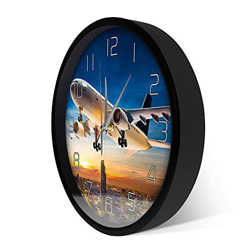 Reloj de pared analógico moderno The Geeky Days 12 pulgadas miniatura 3