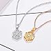 Initial Necklace for Women 18K Gold Plated Hexagon Lettter Pendant Capital Initial K Necklace