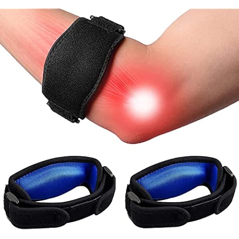 Tennis Elbow Brace Support, eYotto Elbow Support Strap, Adjustable Elbow Brace with Compression Pad for Men & Women, Support for Golfer's Relieves Tendonitis and Forearm Pain Cover