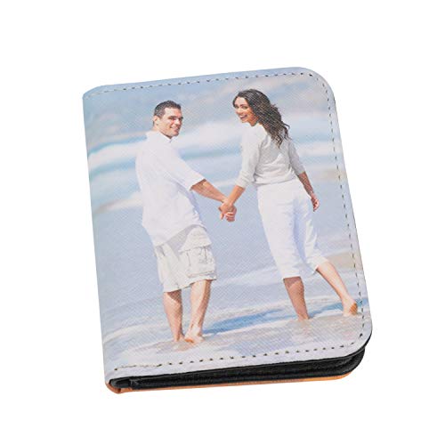 Clobeau Personalized Photo Bi-Fold Wallet for Unisex - Custom Picture Purse with ID Card Slots for Any Occasion2