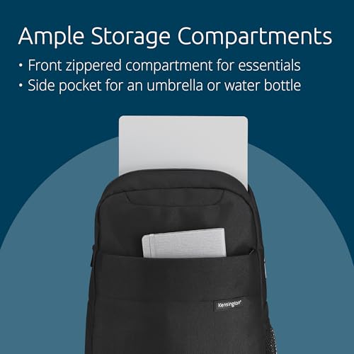 Image of Kensington Simply Portable Lite Backpack for Laptop Computer and Macbook