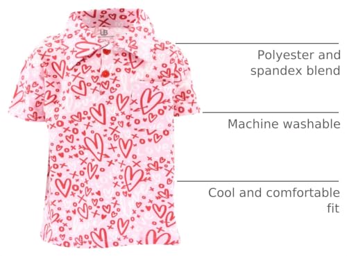 Image of Unique Baby Short Sleeve Collared Boys Polo Shirt, Toddler Kids Polo Shirts
