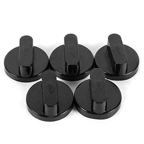 Bouton de cuisinière - 5Pcs Nouveau Noir Universel Cuisinière Four Poêle À Gaz Grill Boutons De Commande Switch Home Kitchen Usage