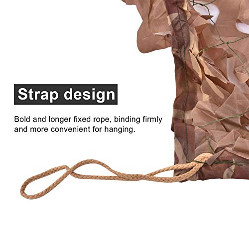 Touguqing 3x4m Armee Tarnnetz Wüste Camouflage Netz mit Camo Wrap Klebeband Lightweight Durable for Militär Jagd Garten… – Bild 4