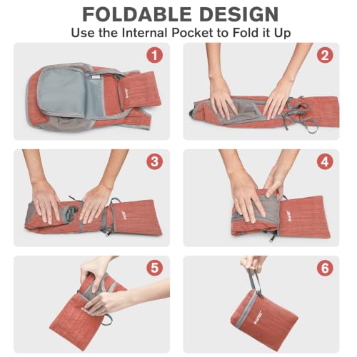Image of G4Free 10L /15L Hiking Backpack Lightweight Packable Hiking Daypack Small Travel Outdoor Foldable Shoulder Bag