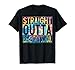 Straight Outta Elementary School Graduate Class 2026 Funny T-Shirt