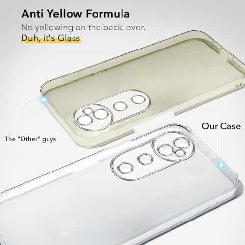 Image of Jkobi Lifetime Anti-Yellow Clear Back Cover Case for Vivo V40 | Vivo V40 Pro 5G (Sleek Hard Crystal | Shockproof and Camera Protection)