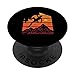 Arrampicata su roccia vintage alpinista PopSockets PopGrip Intercambiabile