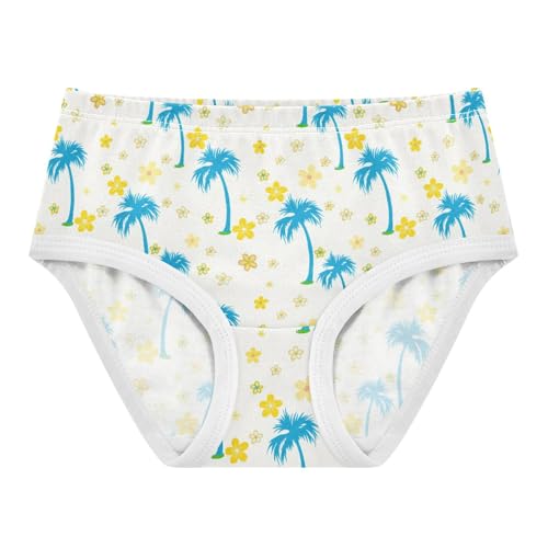 Summer Palm Tree Flowers Floral Toddler Girls's Underwear 2T 2302228