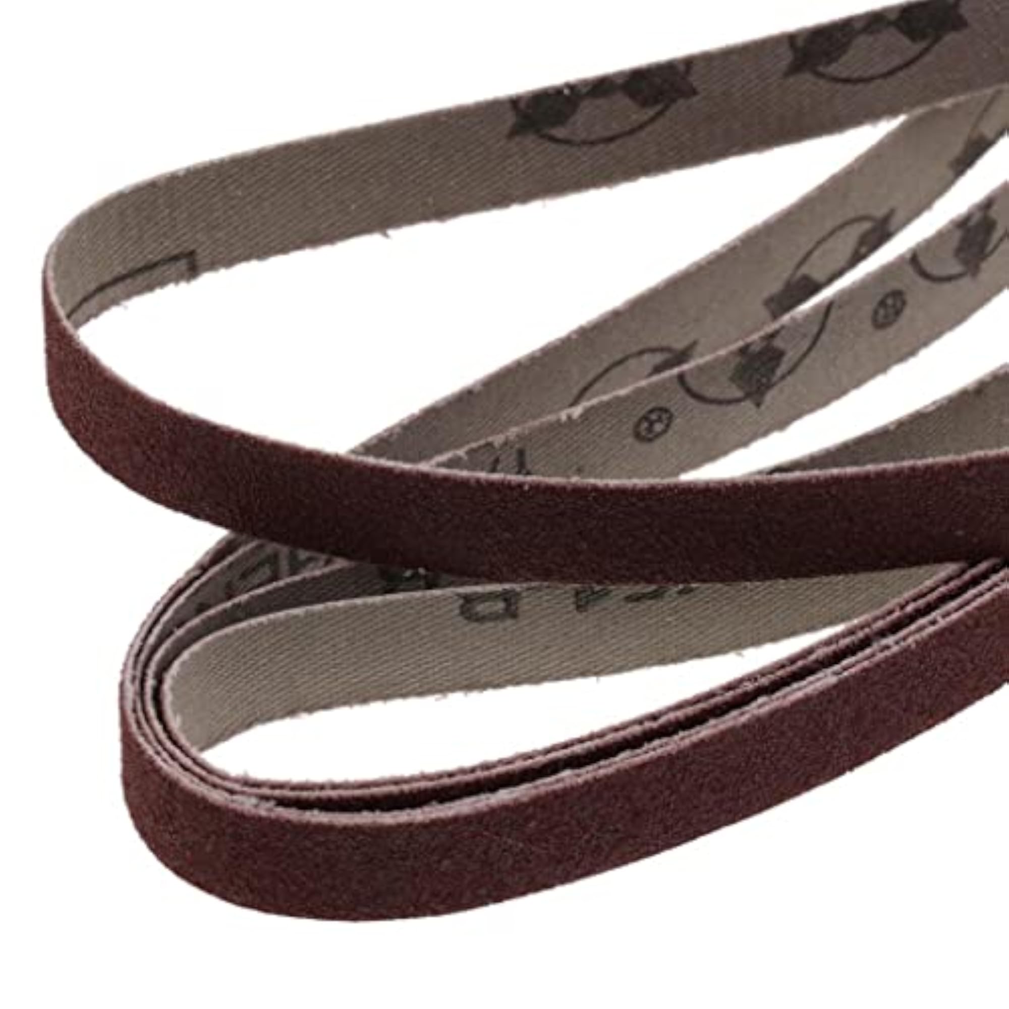 Metal Sanding Belt Kit Assorted Grits, 10 Pcs