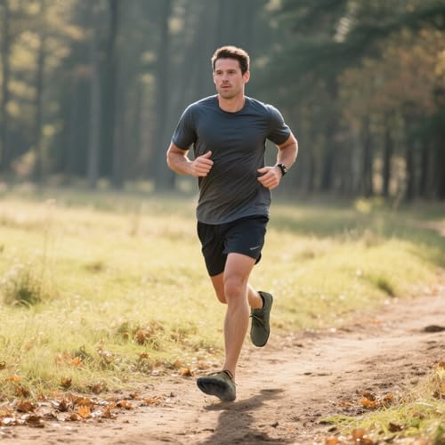 relxfeet Men's Barefoot Trail Running Shoes Minimalist Wide Toe Box Design Zero Drop Non-Slip Rubber Sole for Gym Hiking Walking2