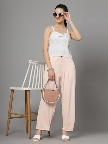 Image of UZARUS Women's Relax Fit Trouser 2 Pockets Baggy Pants