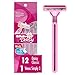 Gillette Venus Daisy Classic Disposable Razors for Women, 18 Count, Hair Removal for Women