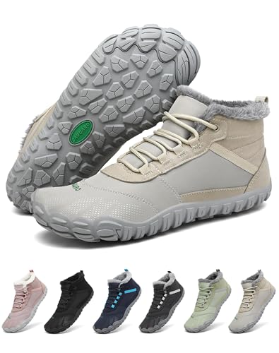 SAGUARO Barefoot Stivali da Neve Donna Uomo Caldo Antiscivolo Caloroso Inverno All'aperto...