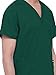 Landau Essentials Men's 5 Pocket Scrub Top, Hunter Green, Large
