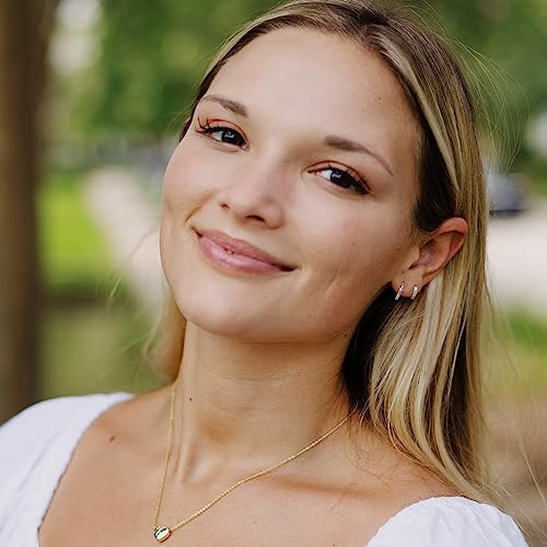 SANNYRA Hoops Earrings for Women, Small cartilage Diamond Sterling Silver Huggie Hoop Earrings, 6mm 8mm 10mm 12mm Cz Ear Studs for Men Women3