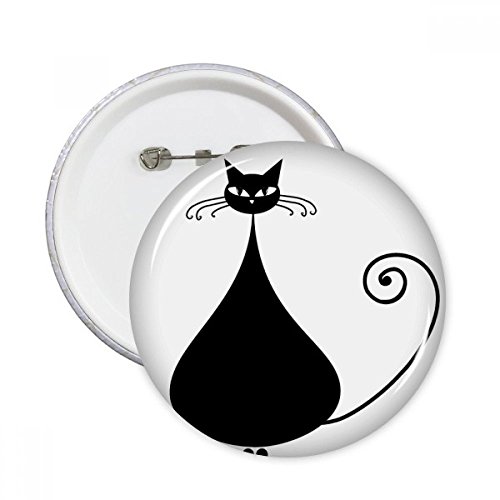 Chat noir pins badge Halloween, idée cadeau originale pour les passionnés d'art