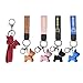 RoadLoo Porte Clés Animal Mignon, 5 Pièces Bouledogue Porte-Clés Français Porte-Clés Cuir Bulldog Style Kawaii Porte Clés Pendentif Porte Clés pour Sac de Voiture Sac à Dos Décoration de Portefeuille